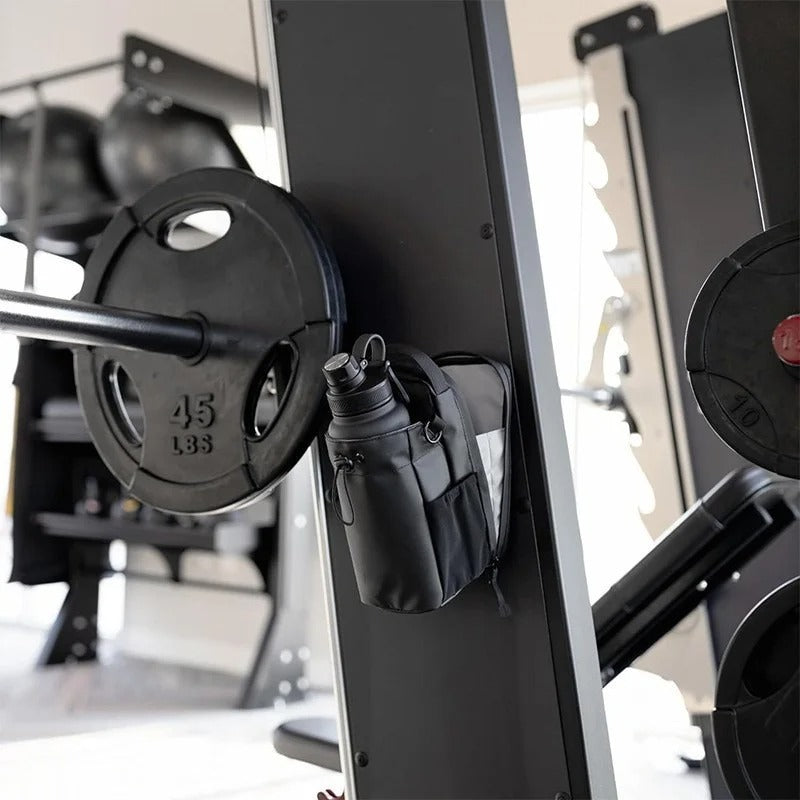 Magnetic Gym Bag With Water Bottle Holder