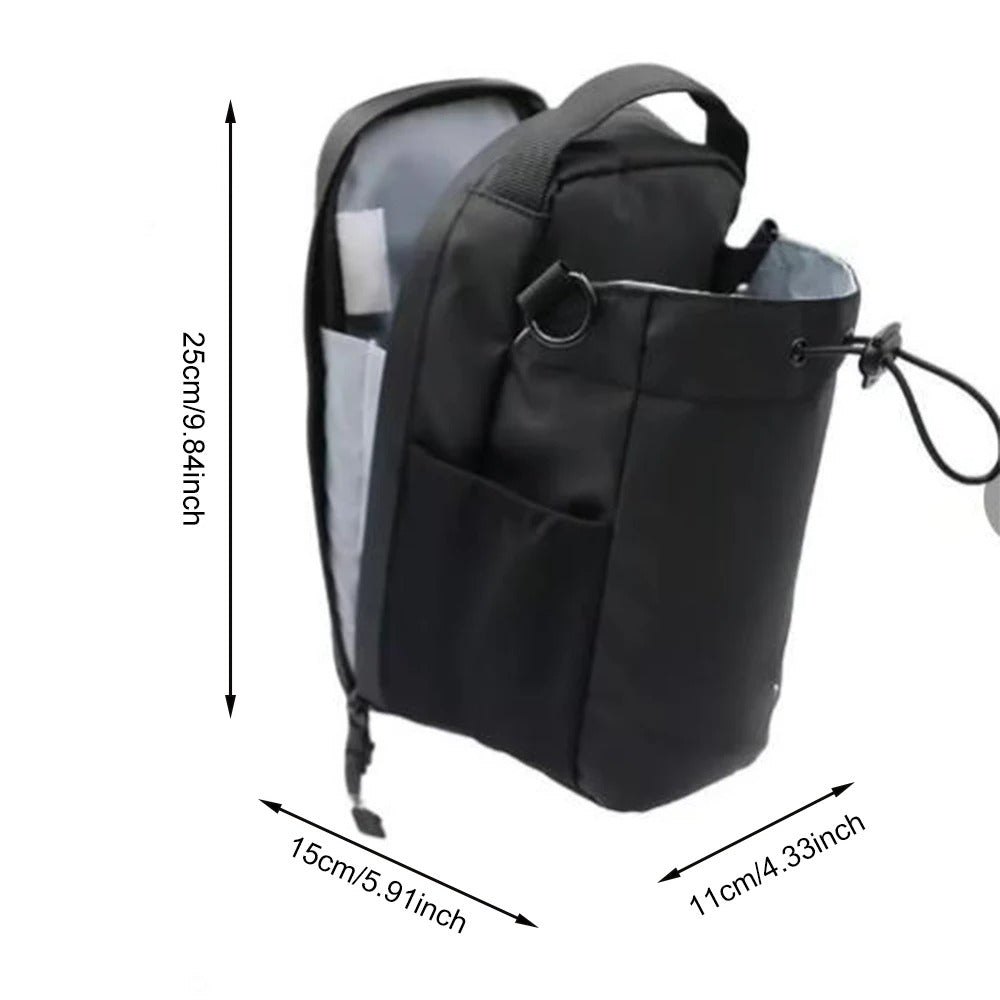 Magnetic Gym Bag With Water Bottle Holder