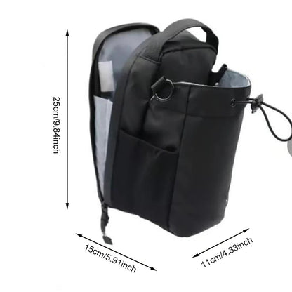 Magnetic Gym Bag With Water Bottle Holder