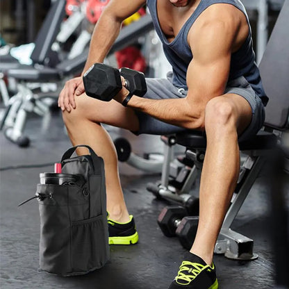 Magnetic Gym Bag With Water Bottle Holder
